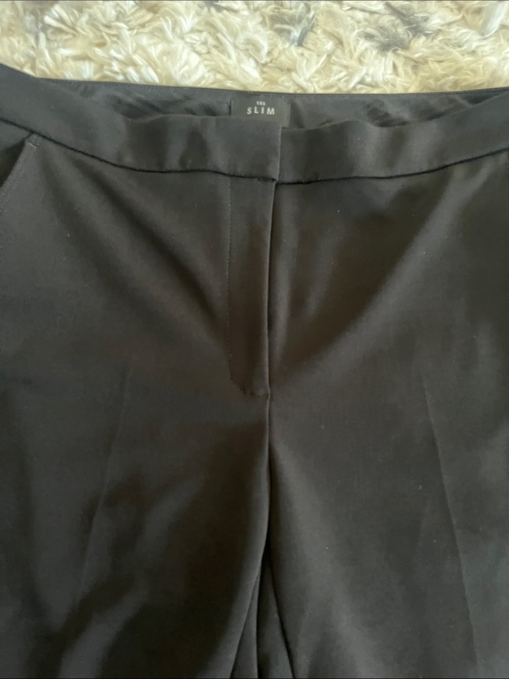 White House Black Market Black Curvy Bootcut Stretch Pants - Picture 4 of 7